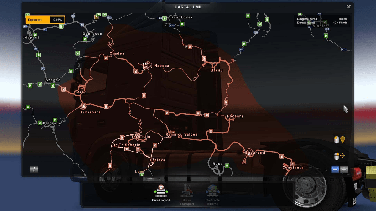 Euro truck simulator 2 united states map