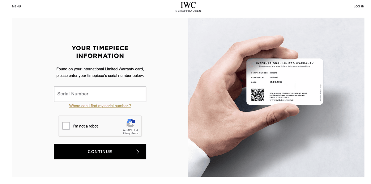Iwc serial number check