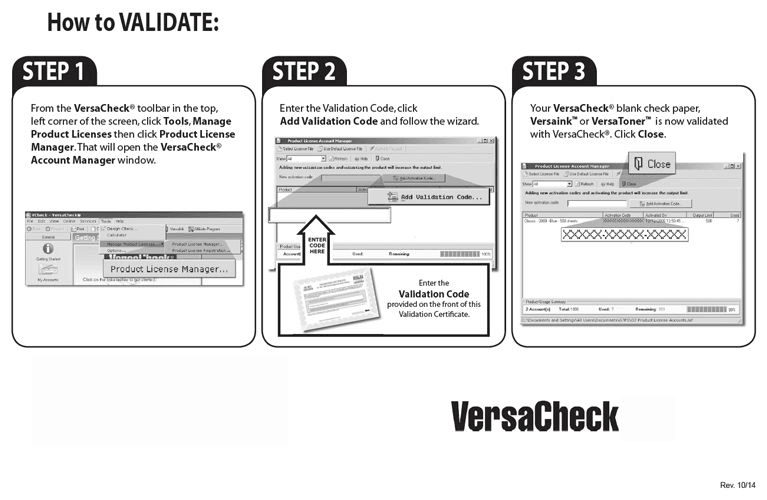 Versacheck 2007 active check server serial number