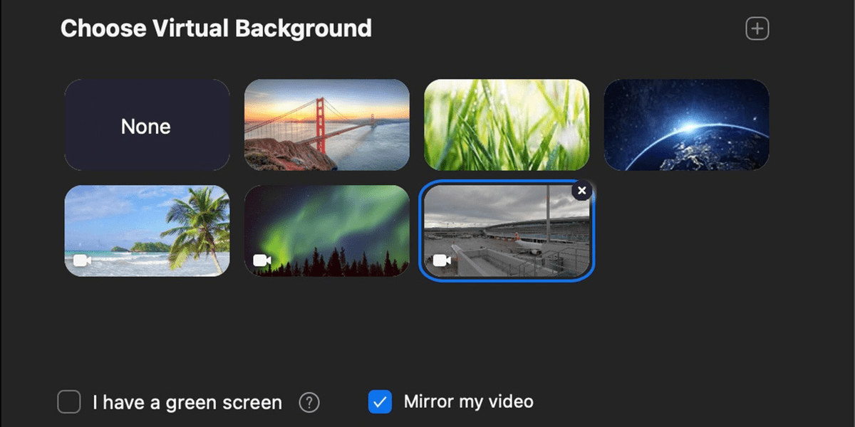 How to set virtual background in zoom