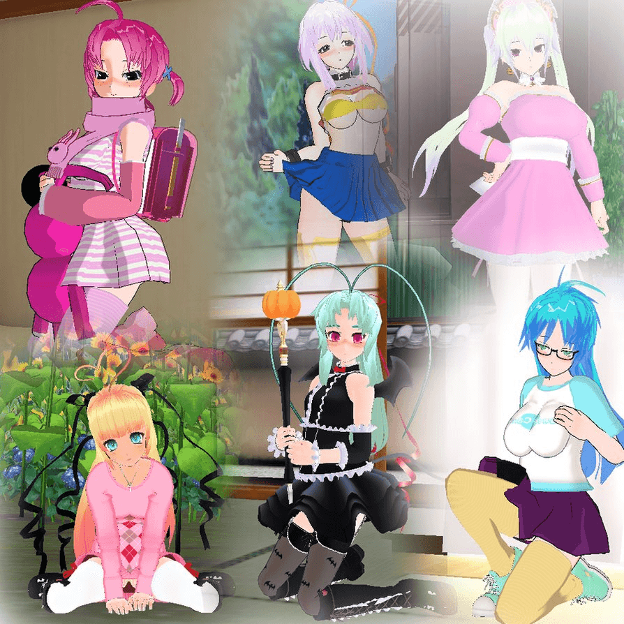 3d custom girl wrestling