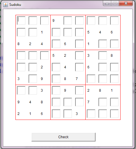 Sudoku game in java with source code