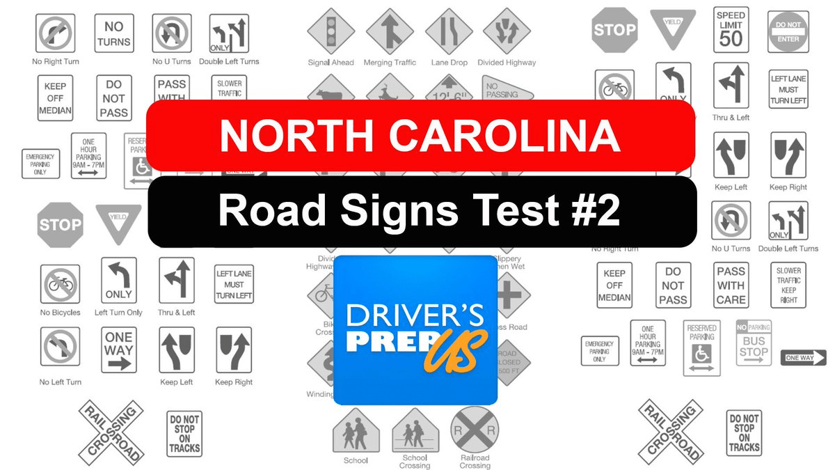 North carolina dmv written test cheat sheet