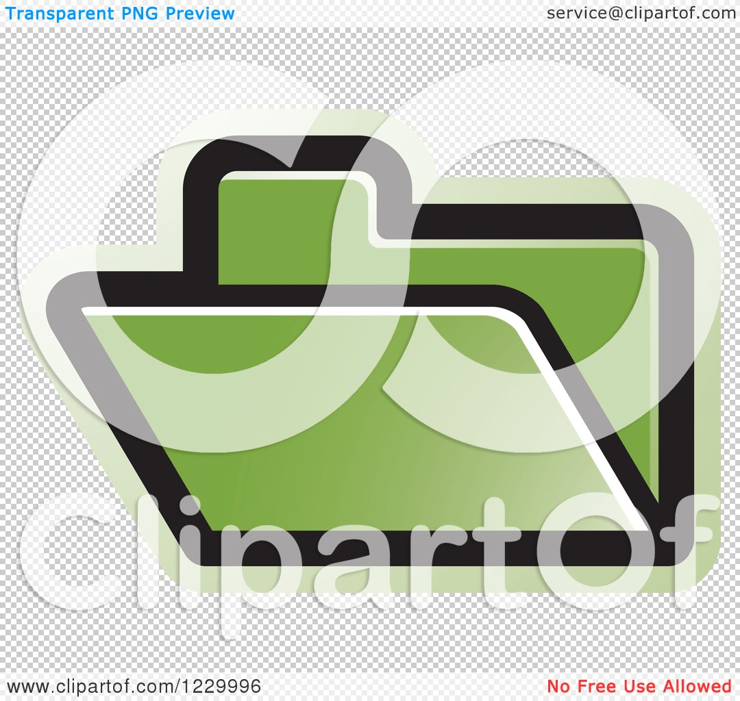 Free downloadable green file folder icons