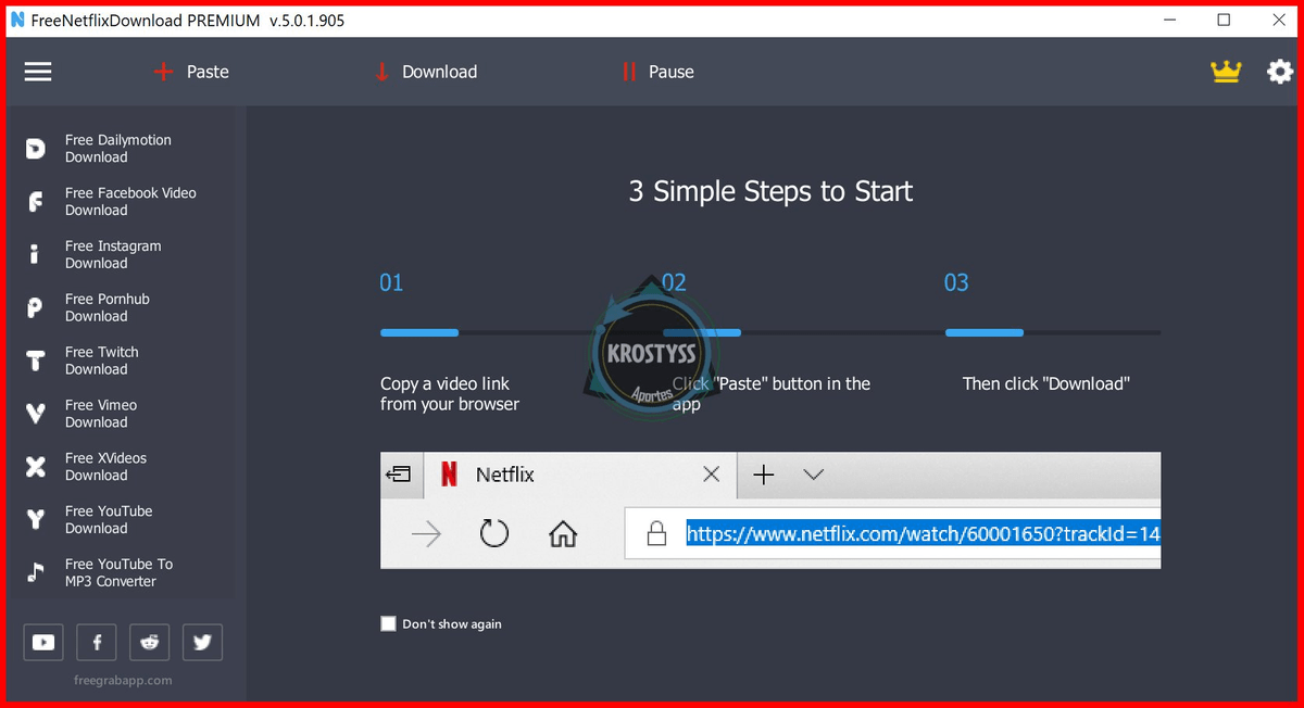Netflix premium by apkmody for pc