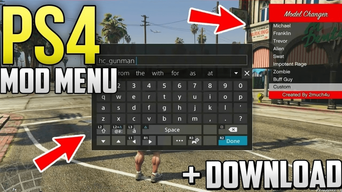 Mod H Best free mod menu gta 5 ps3