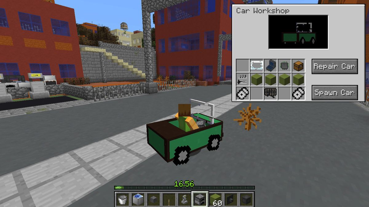 Minecraft Cub Car Car mod in minecraft pe