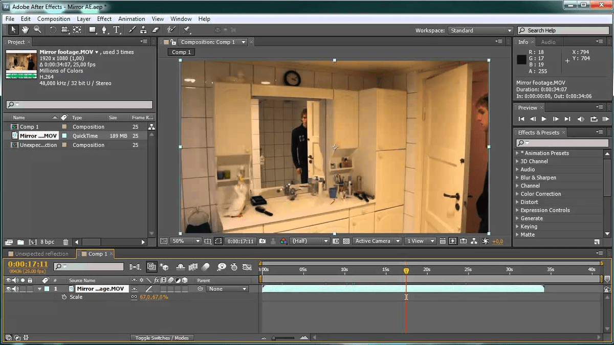 Reflex after effects crack