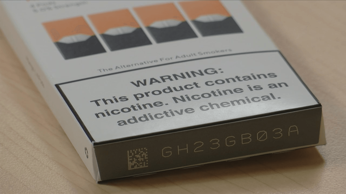 Juul picture of serial code