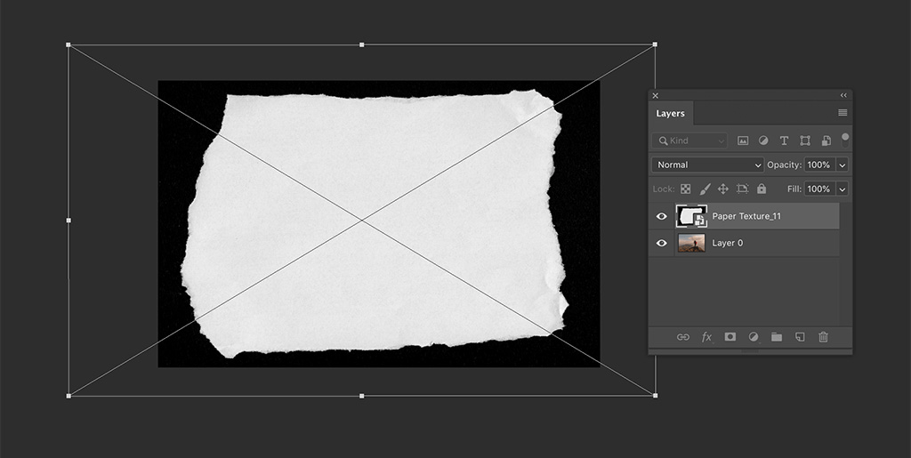 Broken Paper Effect Javascript ripped paper effect