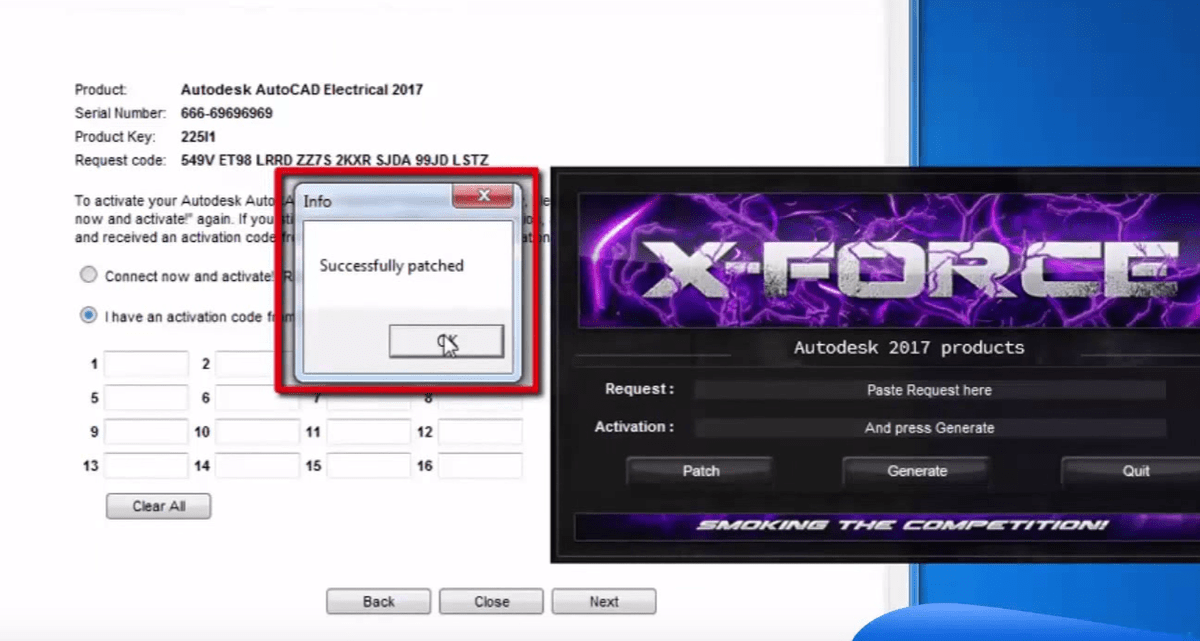 Autocad 2017 keygen x force