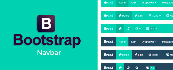 Bootstrap templates responsive navbar