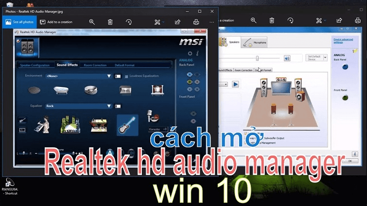 Realtek audio manager download windows 10