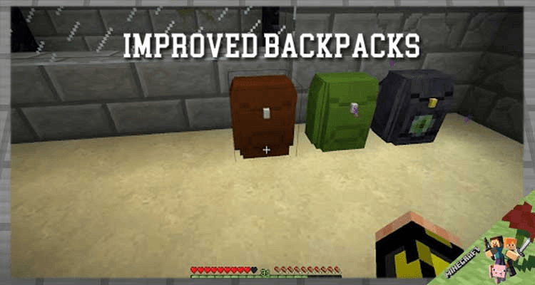 Backpacks mod minecraft 1.12.2