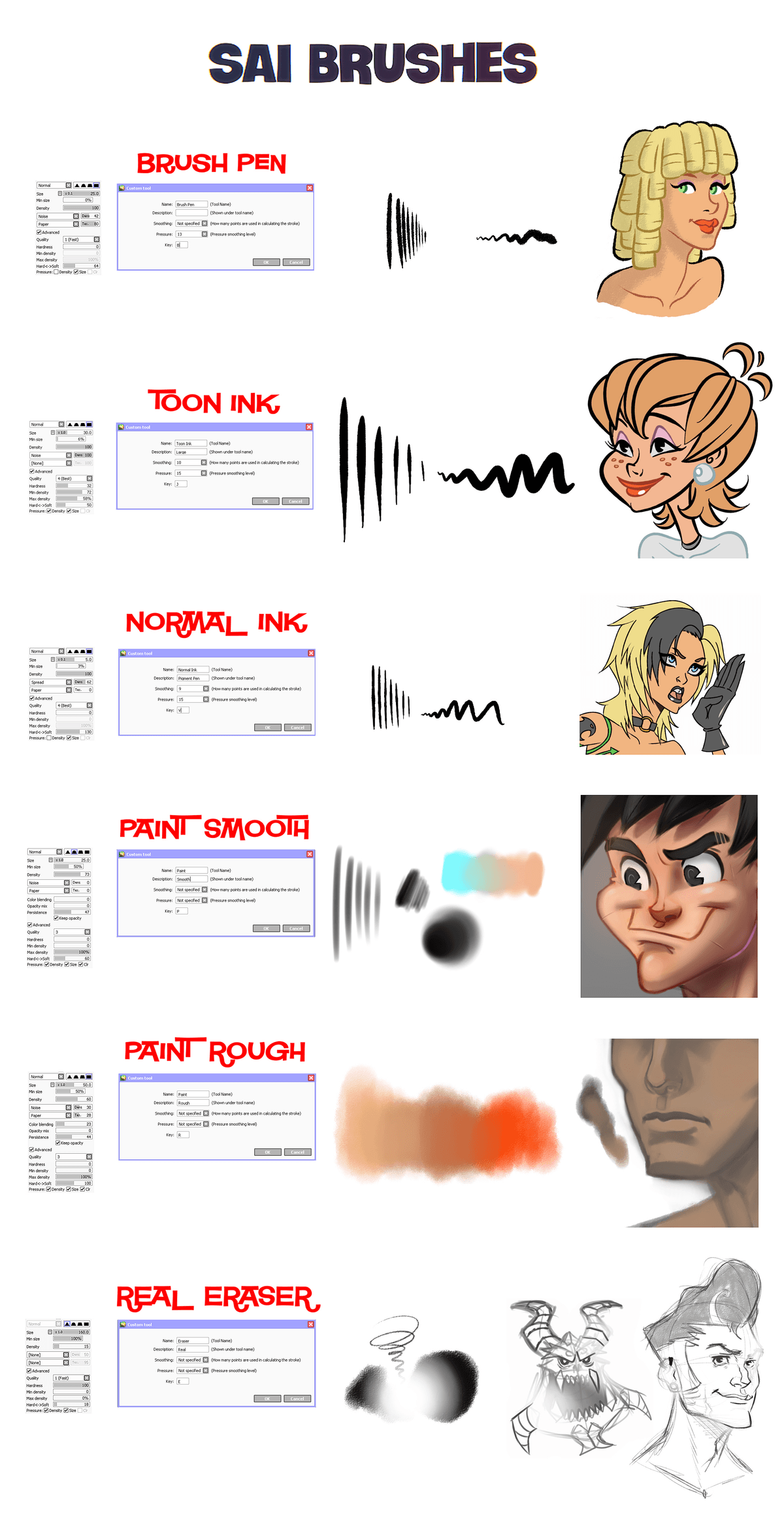 Paint tool sai 2 brushes download