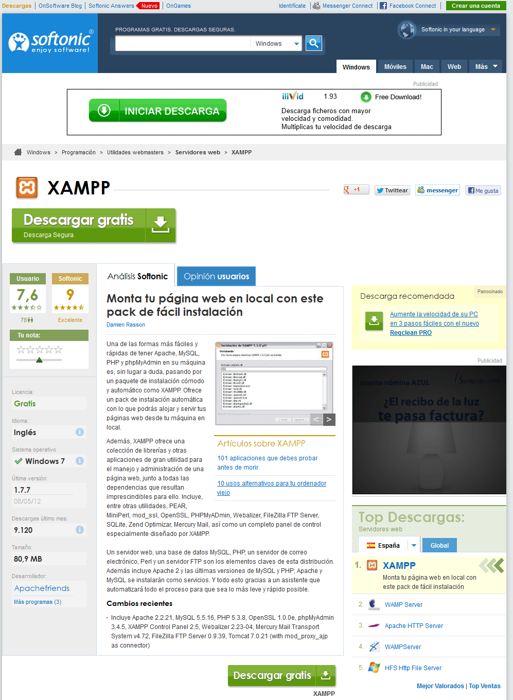 Xampp control panel v3.2.2 download