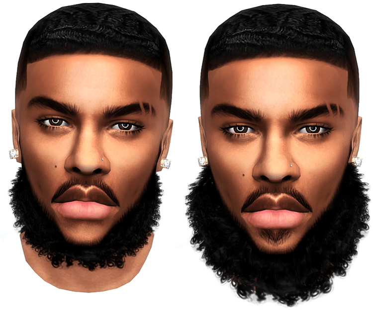 Sims 4 cc facial hair