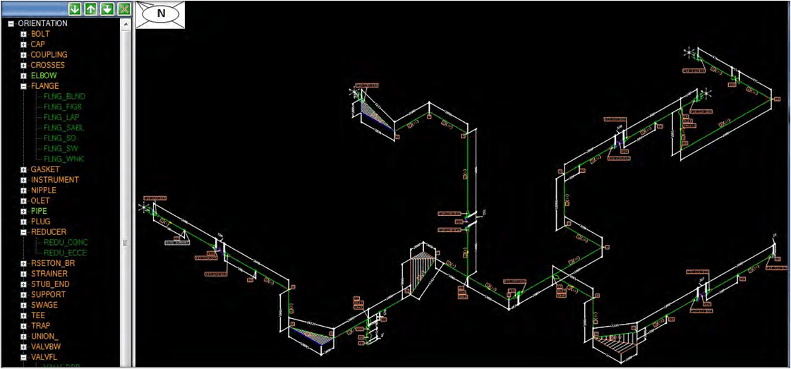 isometric pipe drawing examples
