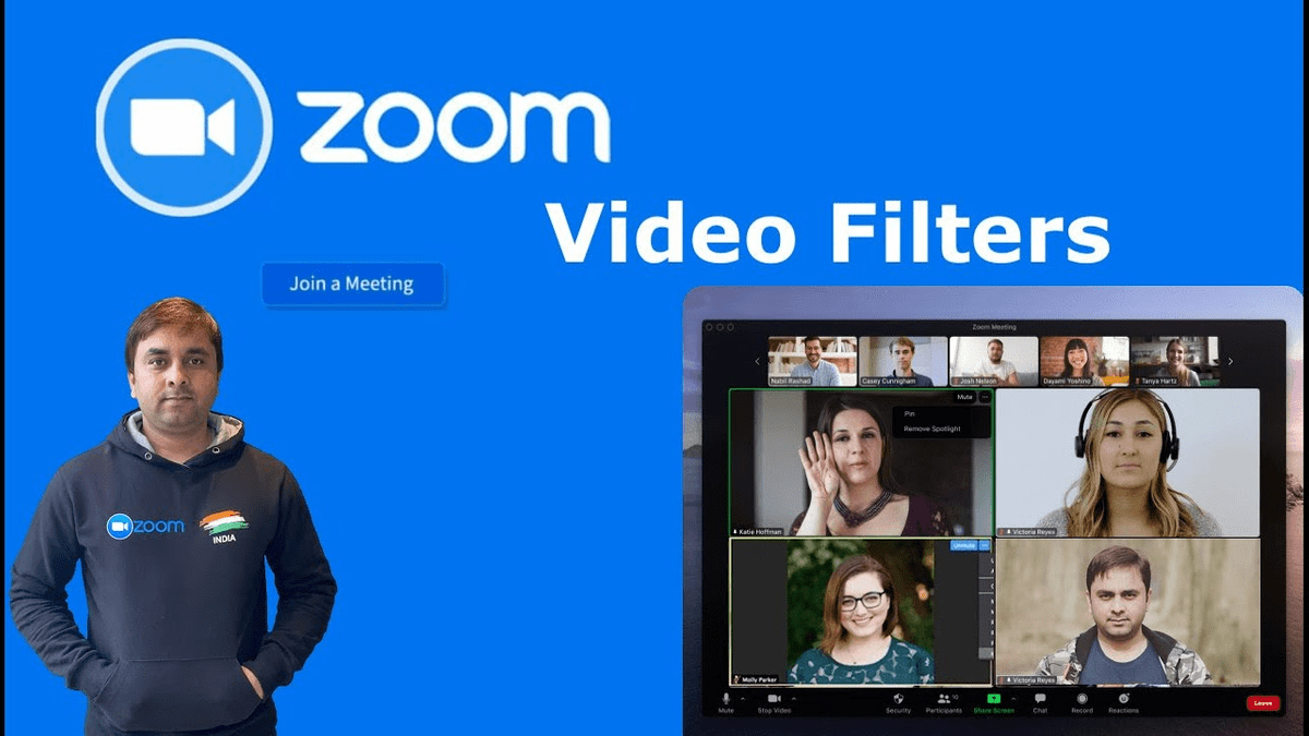 How to do video filters on zoom