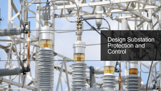 Electrical substation design software