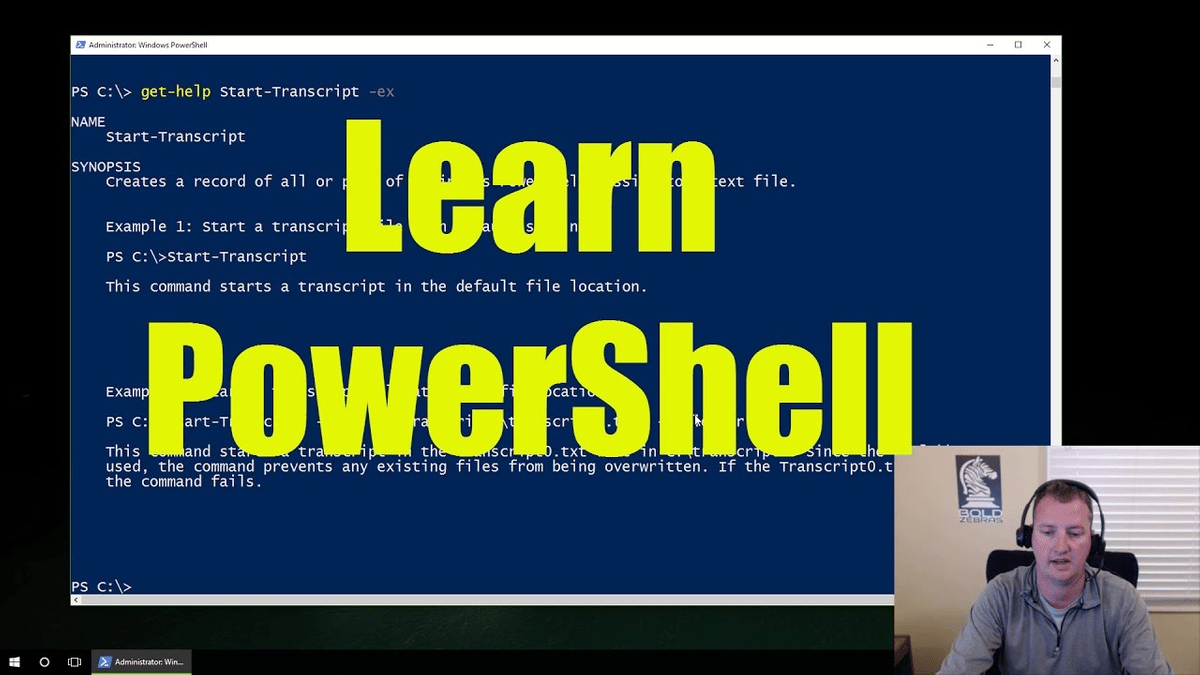 Microsoft windows powershell step by step