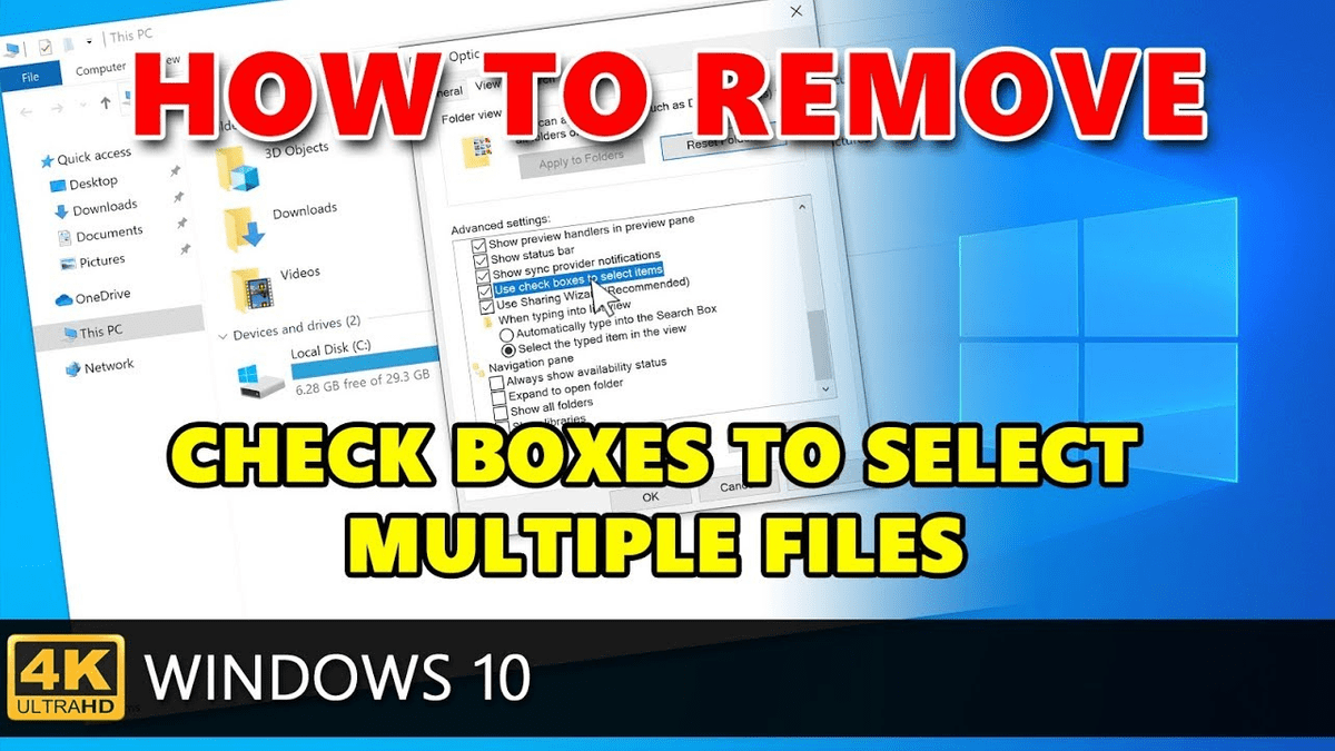 Windows how to select multiple files