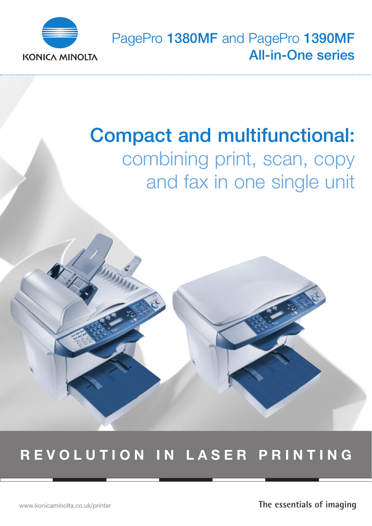 Konica minolta pagepro 1390mf driver windows 10