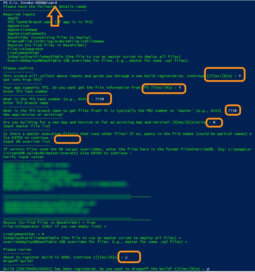 Powershell wait for input