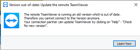 Teamviewer old versions