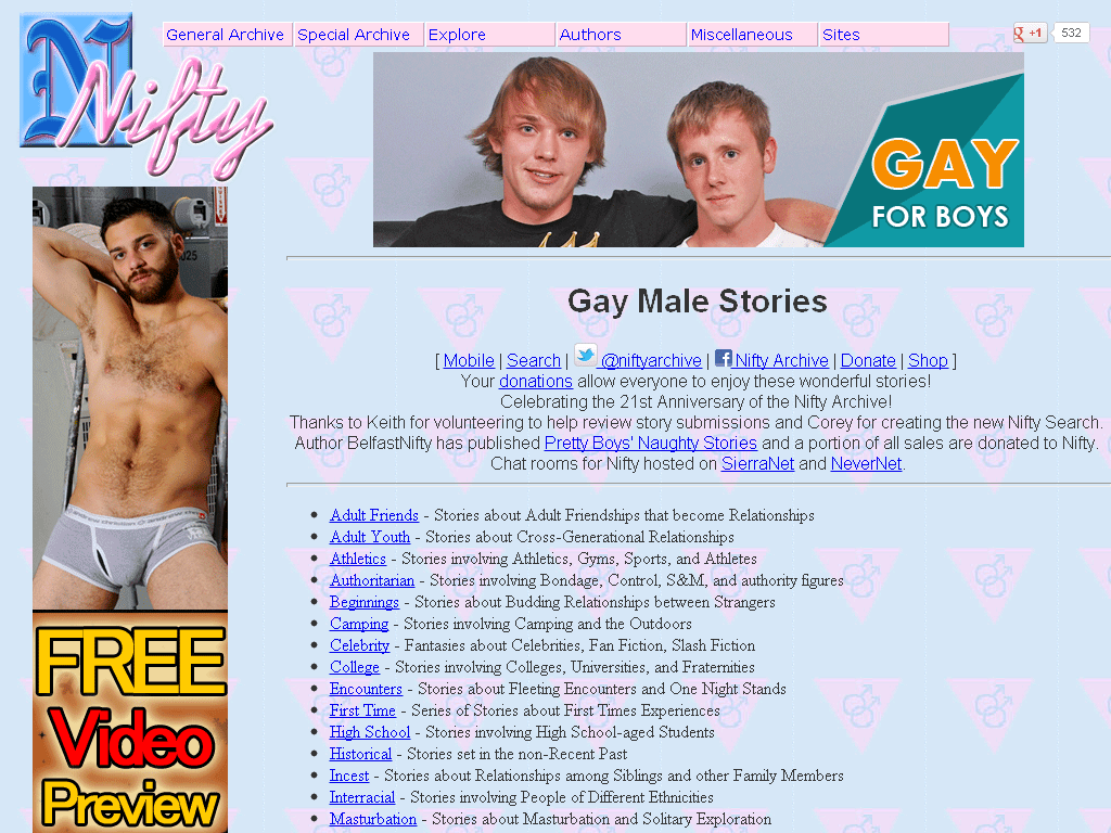 Gay sex stories nifty