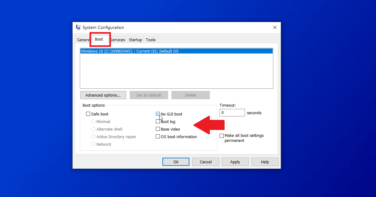 What is no gui boot