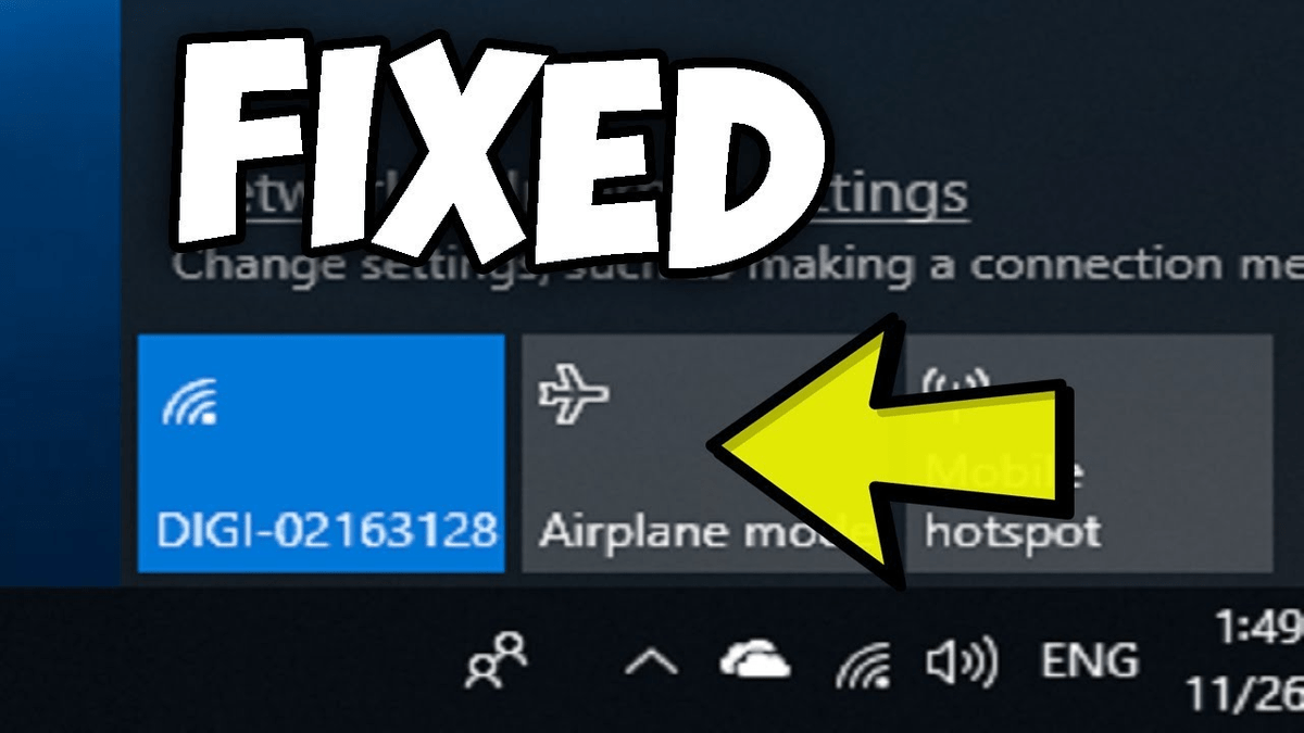 Wifi keeps turning off on laptop