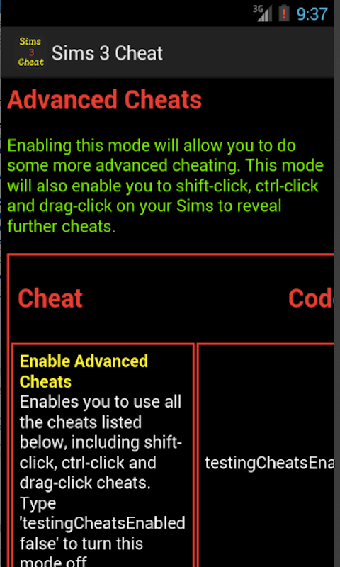 How to cheat skills sims 3