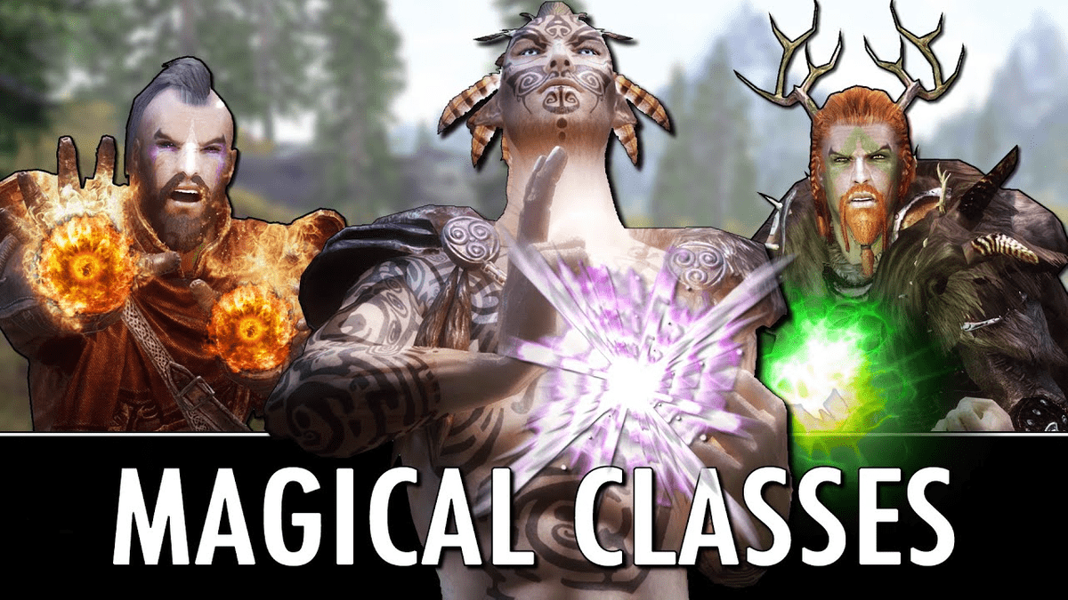 Example For Game Character Class Skyrim se class mod