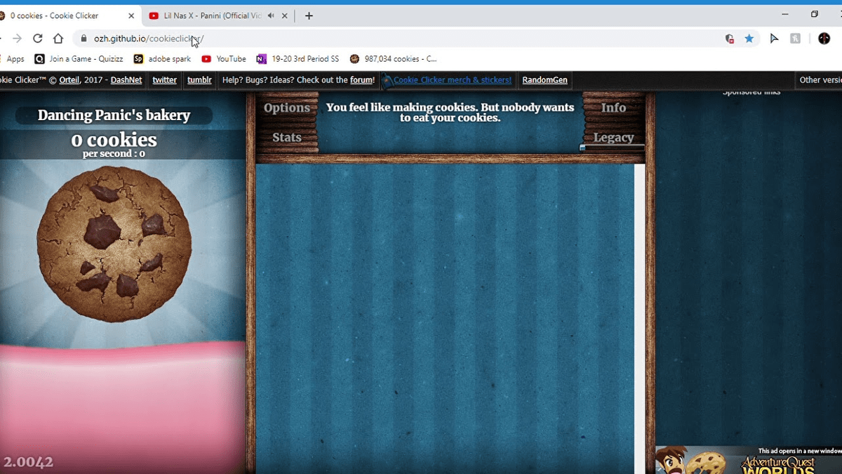 Clicker games unblocked hacked