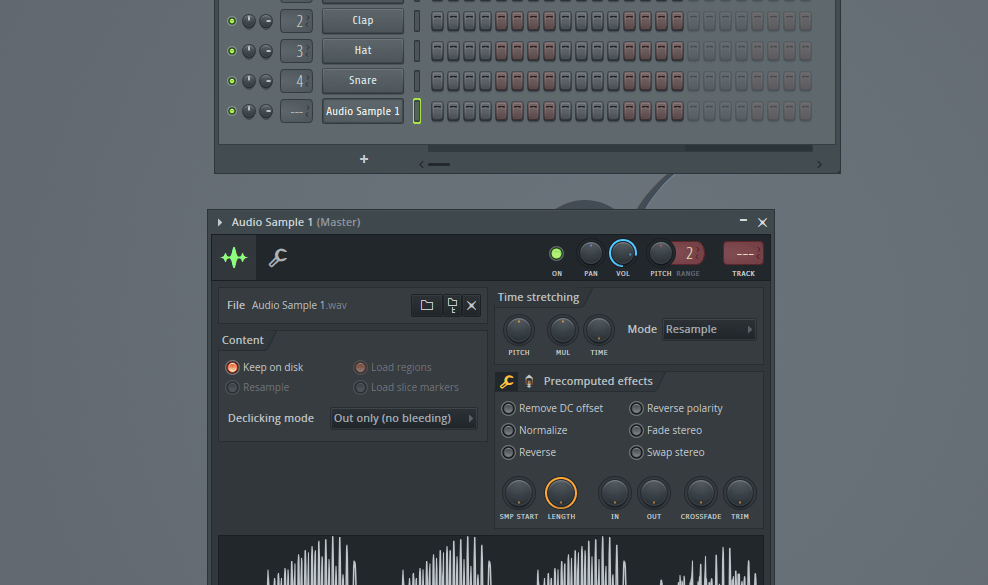 Fl studio import samples