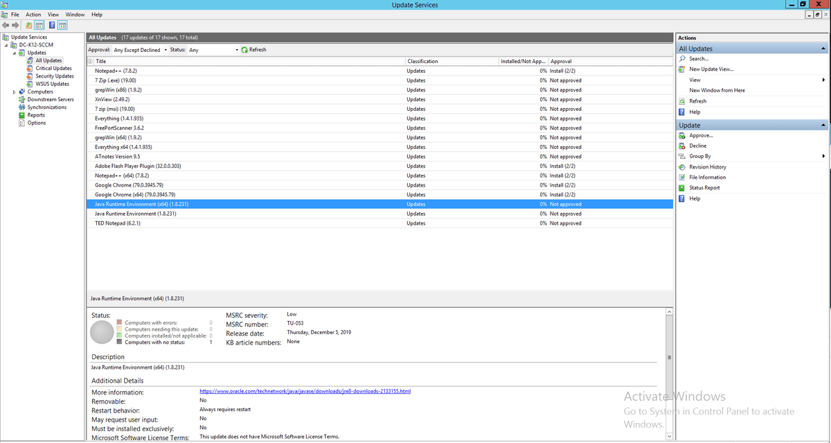 Adobe update management tool 8.0