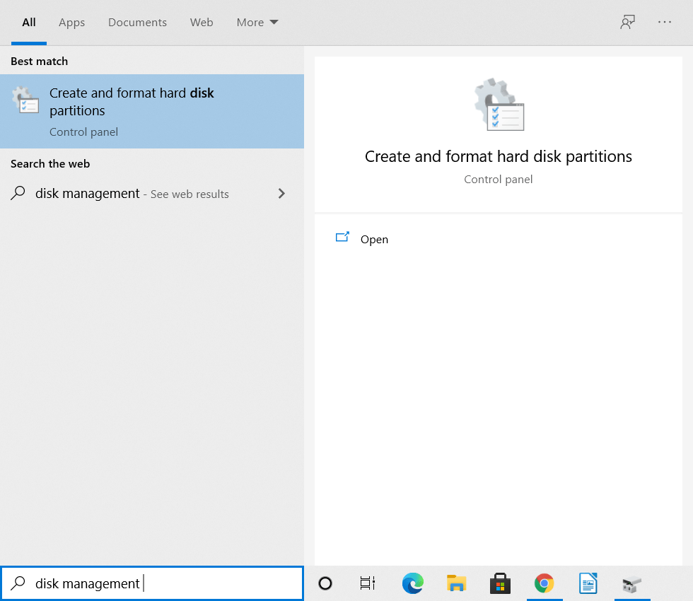 Disk management unallocated space greyed out