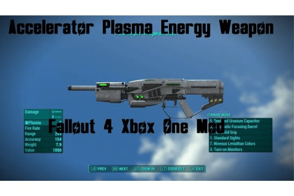 Max Full Fallout Fallout 4 unique plasma rifle
