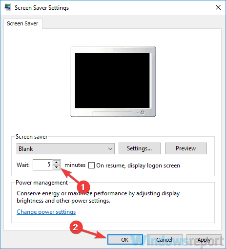 Computer Resting Screen Monitor keeps going to sleep windows 10