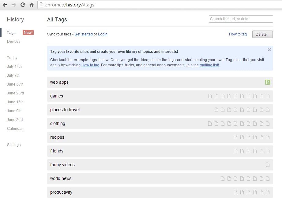 Search history by date chrome