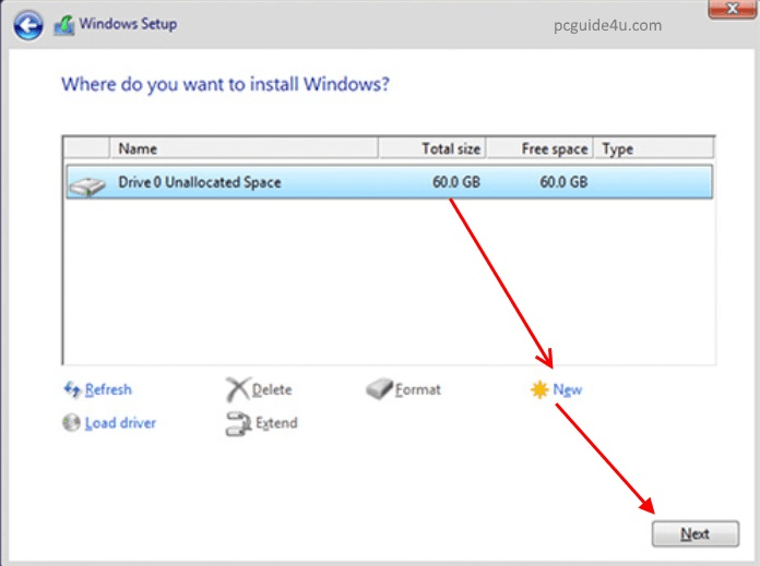 Windows 10 install loop usb