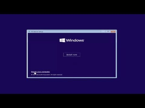 Windows 10 install loop usb