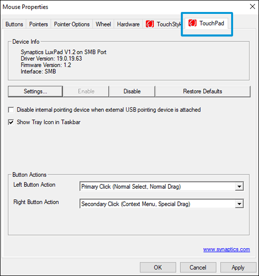 Disable Click Button Windows Turn off tap to click windows 10