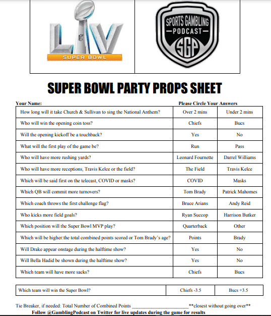 Where to place bets on super bowl