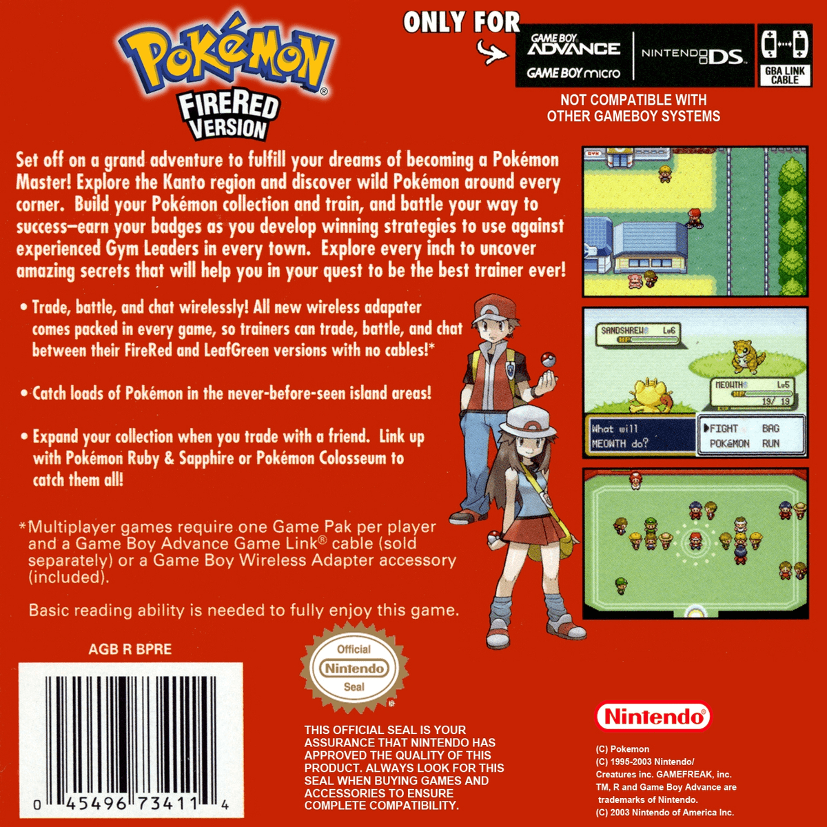 Pokemon fire red screenshot