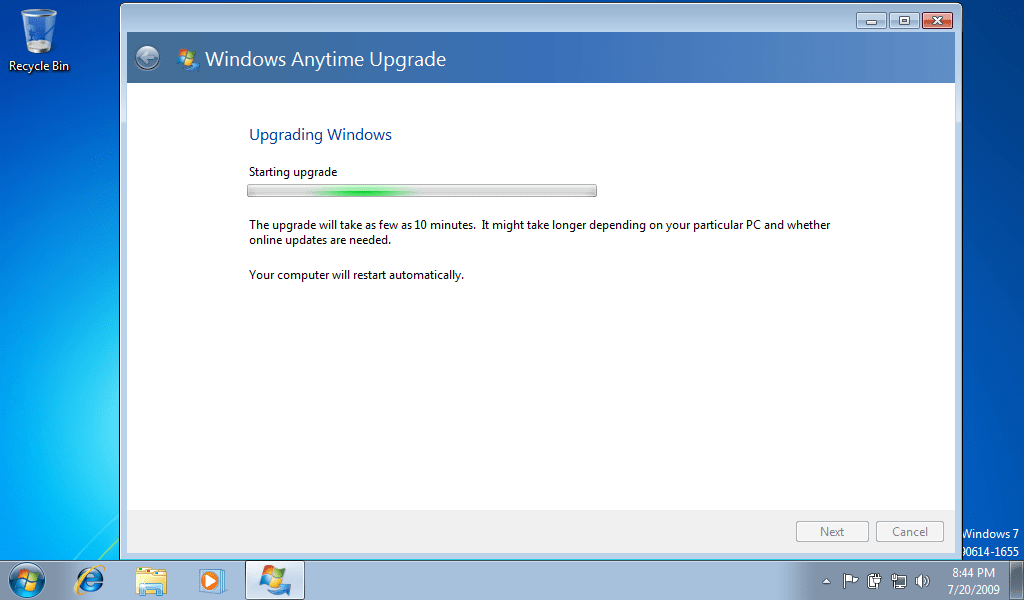 Программа обновления windows 7 anytime upgrade