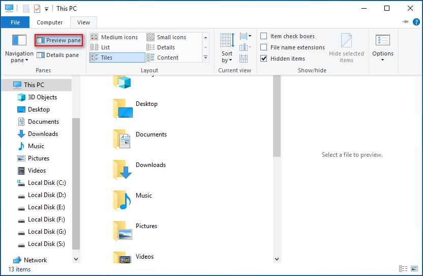 Windows preview pane not working word files