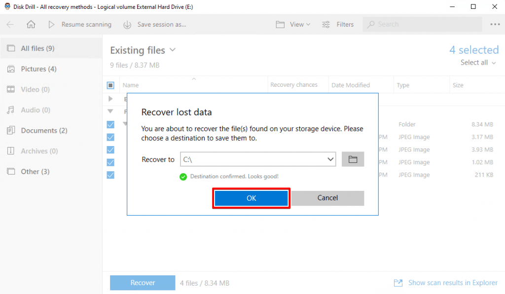 How to open external hard disk without formatting