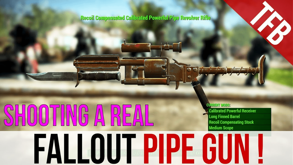 Pipe rifle fallout 4